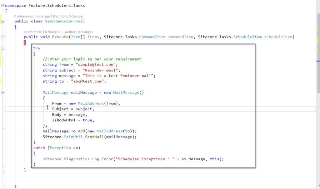 Codescheduler