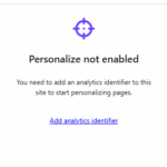 Personalization Notenabled